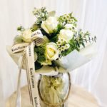 Classic White Posy in Vase